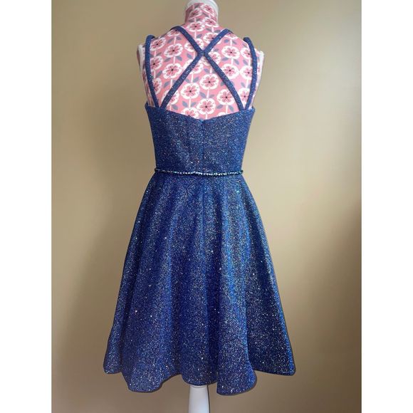 Blue Vienna Size 0 Cocktail dress - Picture 2 of 2